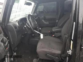 2018 Jeep Wrangler JK Unlimited Sport S with VIN 1C4BJWDG4JL850407, listed as a Copart auction lot 81468644 with 82,511 mi miles and Salvage Title. Bid and sale history available at carsss.com. Image 7.