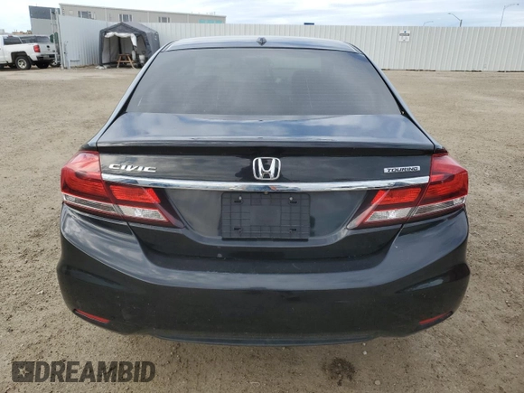 2015 Honda Civic Sedan SE with VIN 2HGFB2F74FH004403, listed as a Copart auction lot 46872685 with 210,960 mi miles and Salvage Title. Bid and sale history available at carsss.com. Image 6.