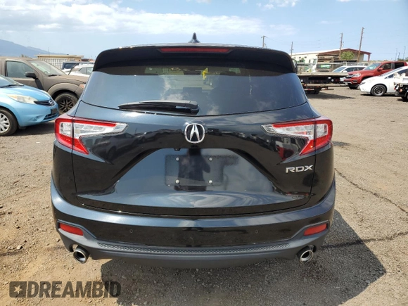2020 Acura RDX Technology with VIN 5J8TC1H58LL002061, listed as a Copart auction lot 51176745 with 57,037 mi miles and Salvage title. Bid and sale history available at DreamBid. Image 6.