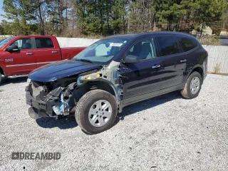 2017 Chevrolet Traverse LS with VIN 1GNKRFED7HJ272555, listed as a Copart auction lot 49005435 with 97,561 mi miles and Salvage Title. Bid and sale history available at DreamBid. Image 1.