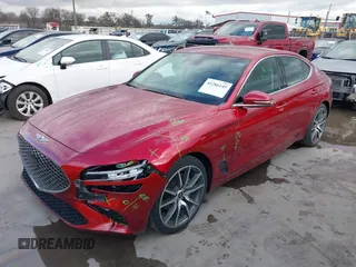 2023 Genesis G70 2.0T with VIN KMTG34TAXPU125013, listed as a IAAI auction lot 41286145 with 38,108 mi miles and . Bid and sale history available at DreamBid. Image 2.