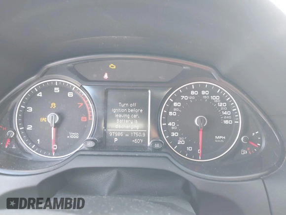 2015 Audi Q5 Premium with VIN WA1CFAFP6FA092394, listed as a IAAI auction lot 41689478 with 97,986 mi miles. Bid and sale history available at carsss.com. Image 7.