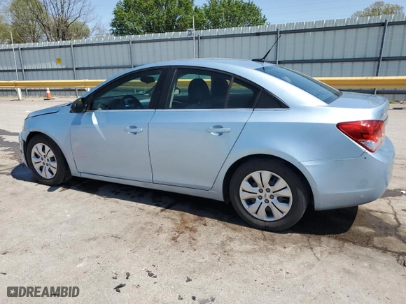 2012 Chevrolet Cruze LS with VIN 1G1PC5SH4C7296747, listed as a Copart auction lot 52288785 with 89,524 mi miles and Salvage Title. Bid and sale history available at carsss.com. Image 2.