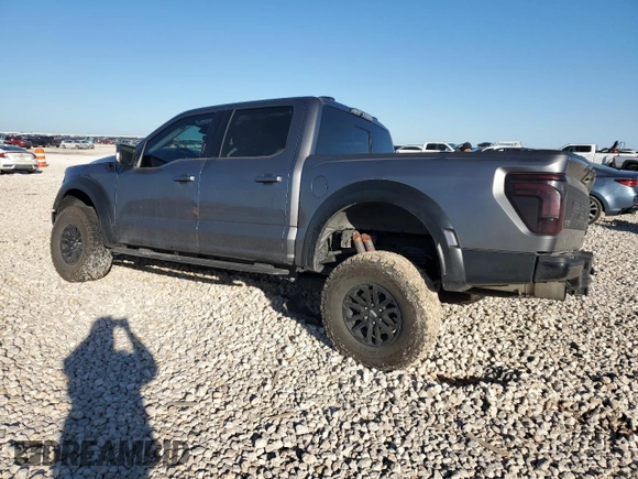 2024 Ford F-150 Raptor with VIN 1FTFW1RG7RFA11716, listed as a Copart auction lot 47696685 with 11,383 mi miles and Salvage Title. Bid and sale history available at DreamBid. Image 2.