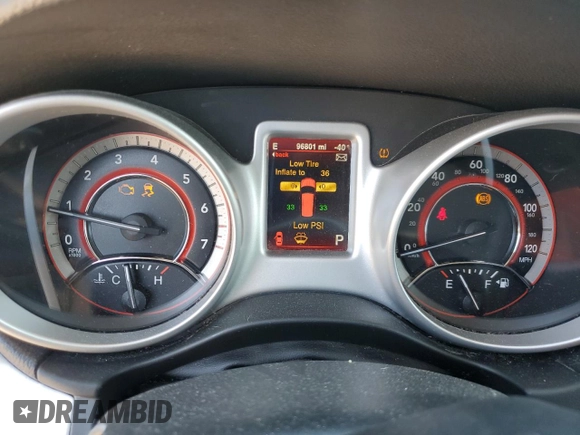 2016 Dodge Journey Crossroad with VIN 3C4PDCGG0GT123575, listed as a Copart auction lot 53403745 with 96,801 mi miles and Salvage title. Bid and sale history available at DreamBid. Image 9.