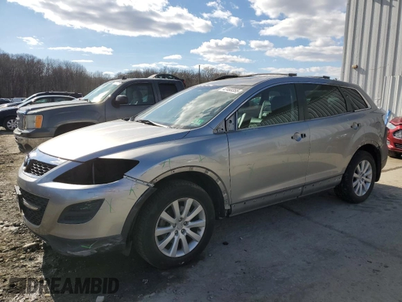 2010 Mazda CX-9 Grand Touring with VIN JM3TB3MV3A0225911, listed as a Copart auction lot 47468355 with 108,849 mi miles and Salvage Title. Bid and sale history available at DreamBid. Image 1.