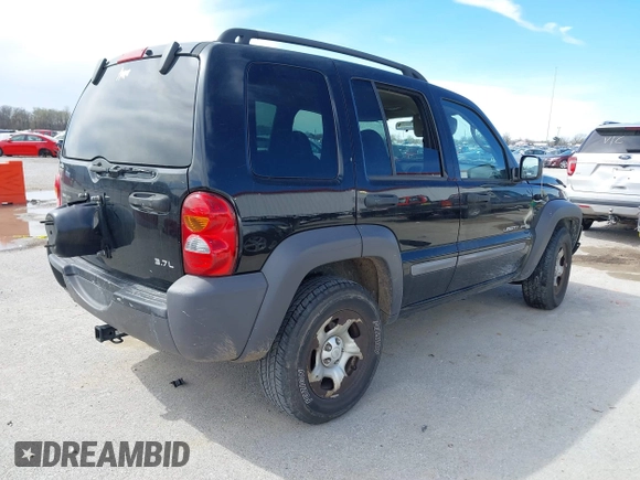 2003 Jeep Liberty Sport with VIN 1J4GL48KX3W530569, listed as a IAAI auction lot 41857397 with 172,303 mi miles. Bid and sale history available at carsss.com. Image 4.