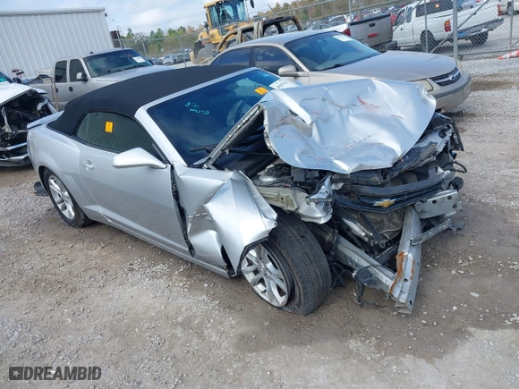 2015 Chevrolet Camaro LT with VIN 2G1FD3D31F9294066, listed as a IAAI auction lot 40945704 with 1 mi miles. Bid and sale history available at carsss.com. Image 1.