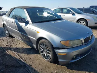 2004 BMW 3 Series 325Ci with VIN WBABW33404PL26897, listed as a IAAI auction lot 41007643 with 139,206 mi miles. Bid and sale history available at carsss.com. Image 1.