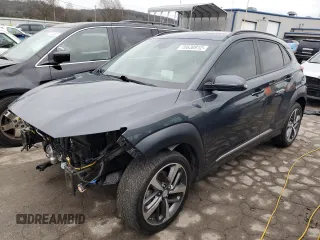 2019 Hyundai Kona Ultimate with VIN KM8K5CA54KU232064, listed as a Copart auction lot 70630912 with 55,121 mi miles. Bid and sale history available at carsss.com. Image 1.