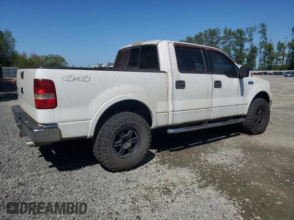 2004 Ford F-150 XLT with VIN 1FTPW14524KB46905, listed as a Copart auction lot 55124945 with 0 mi miles and Clean Title. Bid and sale history available at carsss.com. Image 3.