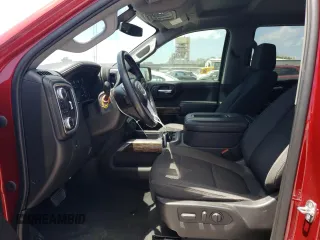 2022 GMC Sierra 1500 Elevation with VIN 3GTU9CET7NG196551, listed as a Copart auction lot 54537325 with 52,870 mi miles and Salvage Title. Bid and sale history available at DreamBid. Image 7.