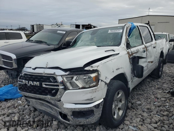 2022 Ram 1500 Big Horn with VIN 1C6RREFG9NN382349, listed as a Copart auction lot 70432034 with Not provided miles and Salvage title. Bid and sale history available at DreamBid. Image 1.