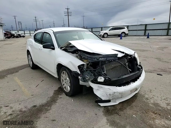 2014 Dodge Avenger SE with VIN 1C3CDZAB5EN215863, listed as a Copart auction lot 48820385 with 178,275 mi miles and Salvage Title. Bid and sale history available at carsss.com. Image 10.