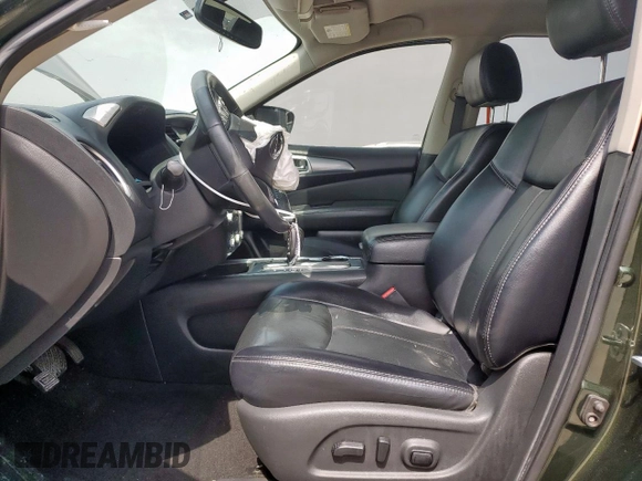 2018 Nissan Pathfinder SL with VIN 5N1DR2MN3JC606400, listed as a Copart auction lot 57350325 with 114,167 mi miles and Salvage title. Bid and sale history available at DreamBid. Image 7.