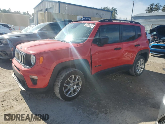 2021 Jeep Renegade Jeepster with VIN ZACNJDAB3MPM28975, listed as a Copart auction lot 42562175 with 65,447 mi miles and Clean title. Bid and sale history available at DreamBid. Image 1.