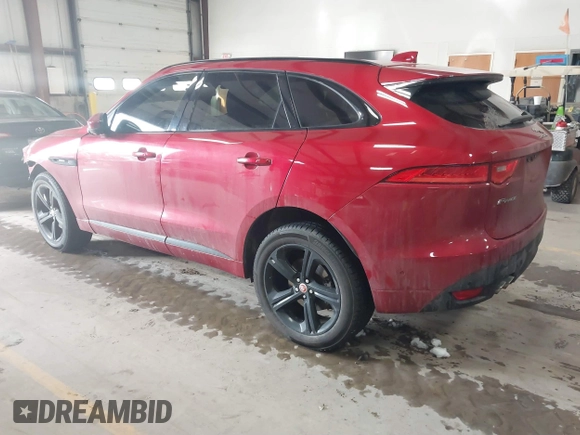 2017 Jaguar F-Pace 20d R-Sport with VIN SADCL2BN3HA490176, listed as a IAAI auction lot 41595419 with 87,755 mi miles and . Bid and sale history available at DreamBid. Image 3.
