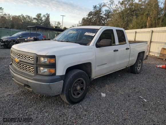 2015 Chevrolet Silverado 1500 Work Truck with VIN 1GCVKPEH8FZ294646, listed as a Copart auction lot 87048124 with 201,408 mi miles and Salvage Title. Bid and sale history available at carsss.com. Image 1.