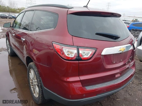 2015 Chevrolet Traverse LT with VIN 1GNKRGKD4FJ349227, listed as a IAAI auction lot 41929895 with 188,377 mi miles. Bid and sale history available at carsss.com. Image 3.