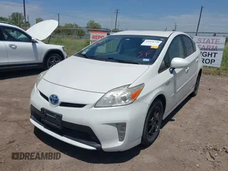 2013 Toyota Prius One with VIN JTDKN3DU4D5588812, listed as a IAAI auction lot 42028250 with 120,521 mi miles. Bid and sale history available at carsss.com. Image 6.