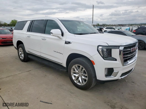 2023 GMC Yukon XL SLT with VIN 1GKS2GKD1PR564732, listed as a Copart auction lot 51162395 with 4,105 mi miles and Clean Title. Bid and sale history available at carsss.com. Image 4.