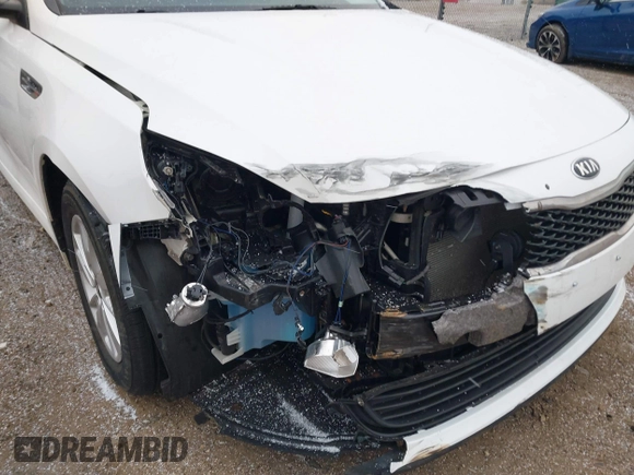 2017 Kia Optima LX with VIN KNAGT4L30H5159907, listed as a IAAI auction lot 41565872 with 84,537 mi miles. Bid and sale history available at carsss.com. Image 6.