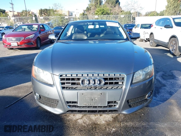 2012 Audi A5 2.0T Premium with VIN WAUCFAFR0CA003063, listed as a IAAI auction lot 41262098 with 81,145 mi miles. Bid and sale history available at carsss.com. Image 12.