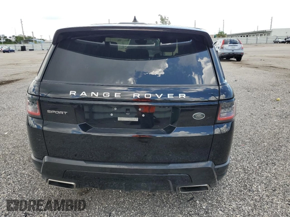 2020 Land Rover Range Rover Sport SE with VIN SALWG2SUXLA712699, listed as a Copart auction lot 54689753 with 0 mi miles. Bid and sale history available at carsss.com. Image 6.
