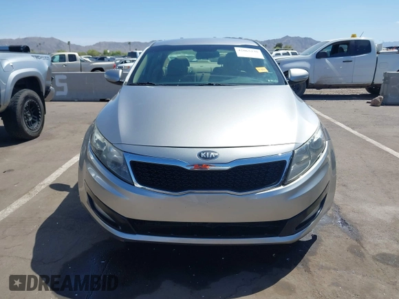 2013 Kia Optima LX with VIN KNAGM4A74D5423255, listed as a IAAI auction lot 42065230 with 116,589 mi miles. Bid and sale history available at carsss.com. Image 12.