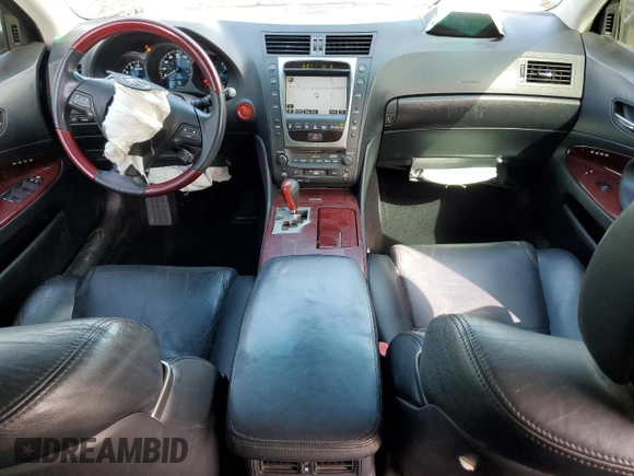 2008 Lexus GS 350 with VIN JTHBE96SX80039745, listed as a Copart auction lot 46442225 with 202,974 mi miles and Salvage Title. Bid and sale history available at carsss.com. Image 8.