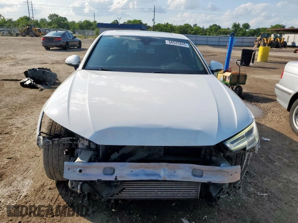 2018 Audi A4 Premium Plus with VIN WAUENAF40JA139187, listed as a Copart auction lot 58525945 with 67,889 mi miles and Salvage title. Bid and sale history available at DreamBid. Image 5.