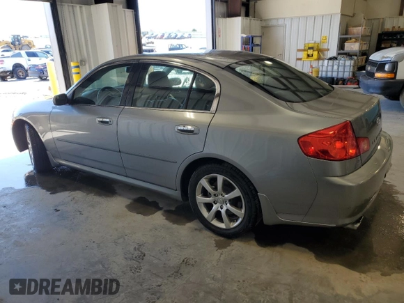 2006 Infiniti G35 with VIN JNKCV51F76M613246, listed as a Copart auction lot 49254625 with 215,129 mi miles and Clean Title. Bid and sale history available at carsss.com. Image 2.