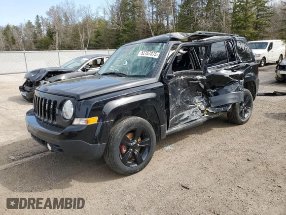 2015 Jeep Patriot High Altitude with VIN 1C4NJRAB0FD392874, listed as a Copart auction lot 52767375 with 134,522 mi miles and Salvage Title. Bid and sale history available at DreamBid. Image 1.
