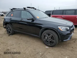 2022 Mercedes-Benz GLC 300 with VIN W1N0G8EB5NV331163, listed as a Copart auction lot 47469025 with 43,404 mi miles and Salvage Title. Bid and sale history available at DreamBid. Image 4.