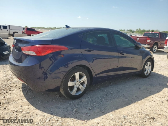 2013 Hyundai Elantra Limited PZEV with VIN 5NPDH4AE4DH431980, listed as a Copart auction lot 53617515 with 144,187 mi miles and Clean Title. Bid and sale history available at carsss.com. Image 3.
