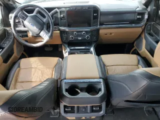 2024 Ford Super Duty F-250 SRW XL with VIN 1FT8W2BT7RED04138, listed as a Copart auction lot 44055915 with 0 mi miles and Salvage Title. Bid and sale history available at carsss.com. Image 8.