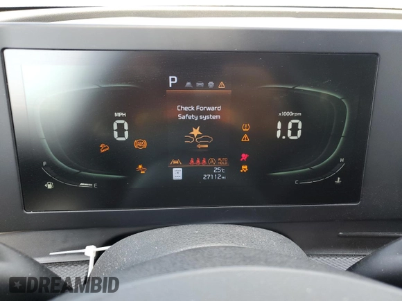 2024 Kia Sportage LX with VIN KNDPU3DF2R7257765, listed as a Copart auction lot 53635485 with 27,112 mi miles and Non Repairable. Bid and sale history available at DreamBid. Image 9.