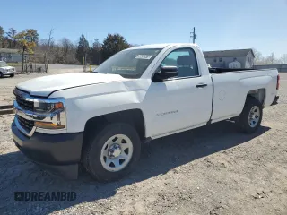 2018 Chevrolet Silverado 1500 Work Truck with VIN 1GCNCNEH1JZ184094, listed as a Copart auction lot 50433915 with 162,635 mi miles and Clean Title. Bid and sale history available at DreamBid. Image 1.