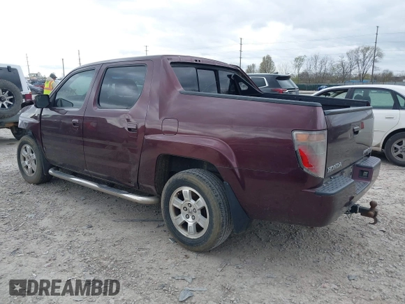 2008 Honda Ridgeline RTL with VIN 2HJYK16558H511163, listed as a IAAI auction lot 42037960 with 191,456 mi miles. Bid and sale history available at carsss.com. Image 3.