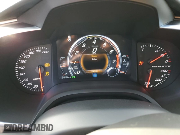 2016 Chevrolet Corvette 2LT with VIN 1G1YC2D74G5125988, listed as a Copart auction lot 74536924 with 19,049 mi miles and Salvage Title. Bid and sale history available at carsss.com. Image 9.