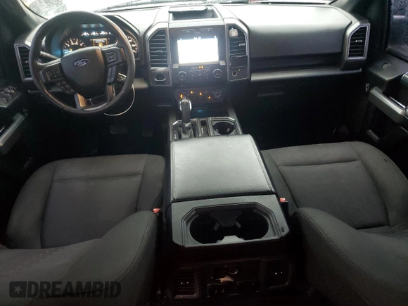 2018 Ford F-150 XL with VIN 1FTEW1CP6JKD50225, listed as a Copart auction lot 59179605 with 105,602 mi miles and Salvage title. Bid and sale history available at DreamBid. Image 8.