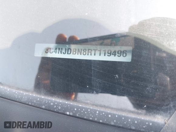 2024 Jeep Compass Latitude with VIN 3C4NJDBN8RT119496, listed as a IAAI auction lot 42608637 with 32,417 mi miles and . Bid and sale history available at DreamBid. Image 9.