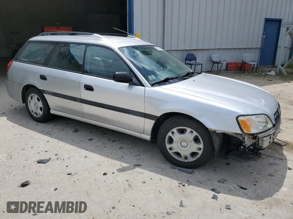 2002 Subaru Legacy L with VIN 4S3BH635927309066, listed as a Copart auction lot 58578394 with 84,496 mi miles and Non repairable. Bid and sale history available at DreamBid. Image 4.