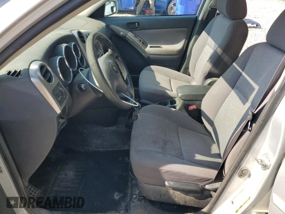 2005 Pontiac Vibe with VIN 5Y2SL63815Z402021, listed as a Copart auction lot 61993385 with 185,530 mi miles and Salvage title. Bid and sale history available at DreamBid. Image 7.