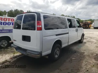 2020 Chevrolet Express Passenger LT z VIN 1GAZGPFG7L1125732, wystawiony jako Copart lot #56536785 z przebiegiem 89 436 mil mil oraz Szkoda całkowita • Salvage title. Historia ofert i sprzedaży dostępna na DreamBid. Obrazek 3.