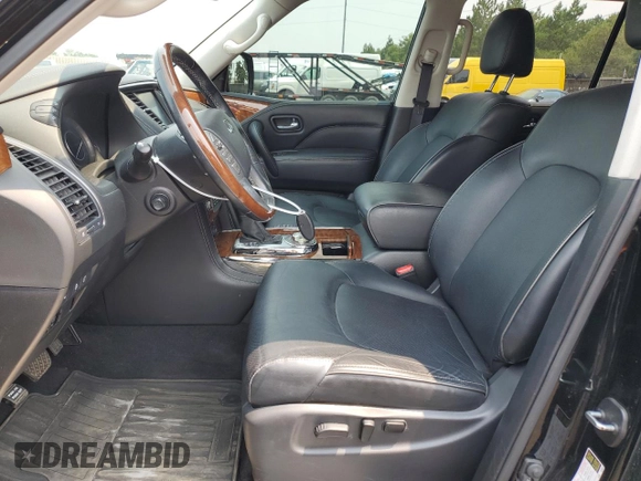 2019 Infiniti QX80 LUXE with VIN JN8AZ2NE8K9237560, listed as a Copart auction lot 64019294 with 73,450 mi miles and Salvage Title. Bid and sale history available at carsss.com. Image 7.