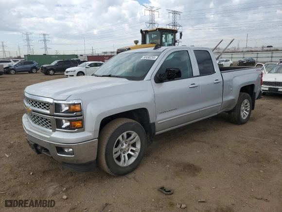 2015 Chevrolet Silverado 1500 LT with VIN 1GCVKREC8FZ158484, listed as a Copart auction lot 50490255 with 66,515 mi miles and Salvage Title. Bid and sale history available at carsss.com. Image 1.