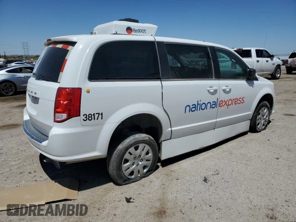 2018 Dodge Grand Caravan SE with VIN 2C7WDGBG6JR303702, listed as a Copart auction lot 55094265 with 115,198 mi miles and Clean Title. Bid and sale history available at DreamBid. Image 3.