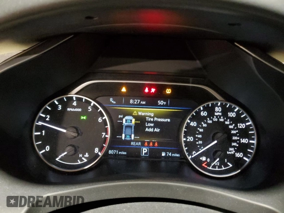 2024 Nissan Murano Platinum with VIN 5N1AZ2DS2RC122111, listed as a Copart auction lot 44069135 with 8,071 mi miles and Salvage Title. Bid and sale history available at DreamBid. Image 9.