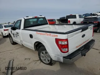 2022 Ford F-150 XL with VIN 1FTMF1CB7NKD93655, listed as a Copart auction lot 44081205 with 90,463 mi miles and Salvage Title. Bid and sale history available at carsss.com. Image 2.